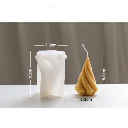 Cream Tower Shape DIY Candle Mold