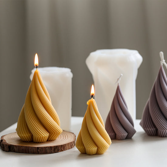Cream Tower Shape DIY Candle Mold